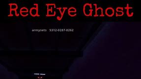A Scary Map! Red Eye Ghost map walk through!