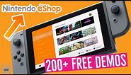 How to see ALL FREE DEMOS on Nintendo Switch eShop! Over 200 free to play demos on Nintendo Switch!