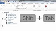 Creating PowerPoint Slides from a Word Outline
