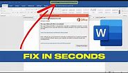 Fix Product Activation Failed in Microsoft Word | How To Solve MS Word Product Activation Failed