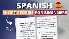Spanish Short Stories for Beginners - Learn Spanish With Stories | Spanish Audio Book for Beginners
