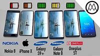 Samsung S9/ S9+ vs iPhone X vs Galaxy Note 8 Battery Life DRAIN TEST