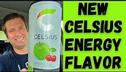 Celsius Energy NEW FLAVOR..Green Apple & Cherry! FULL REVIEW!