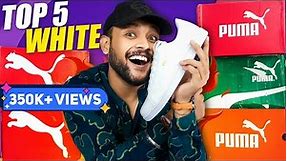 🔥 UNBOXING: Top 5 Best Budget PUMA White Shoes/Sneakers for Men | PUMA Haul Review 2022 | ONE CHANCE