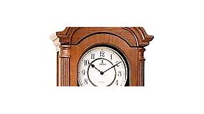 Pendulum Wall Clock Battery Operated - Large Hanging Grandfather Wall Clock with Pendulum - Quiet Wood Pendulum Clock - Wooden Wall Clock for Living Room Decor, Office & Home Décor Gift 26x12