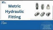 24° metric hydraulic fittings and adapters - Topa hydraulic fitting