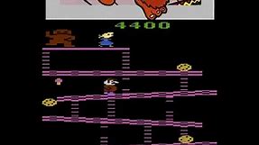 Atari 2600 Box Art vs Game Play - Donkey Kong - 1982