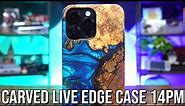 [HAND MADE] Carved Live Edge Case for iPhone 14 Pro Max