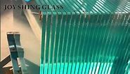 Low Iron Toughened Glass 12mm Ultra Clear Tempered Glass Processing