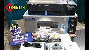 Unboxing + Installation - Epson L130 Single-Function Ink Tank Colour Printer