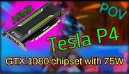 NVIDIA Tesla P4 Gaming & disassembly