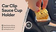 Car Vent Clip Sauce Cup Holder