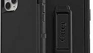 OtterBox iPhone 11 Pro Max (Only) Defender Series Case - Single Unit Ships in Polybag, Ideal for Business Customers - BLACK, rugged & durable, with port protection, includes holster clip kickstand