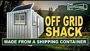 DIY Off Grid Shipping Container - Solar Powered Office or Tiny Home