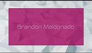 Brandon Maldonado - appearance