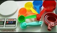Measuring Cups And Spoons / How to Measure Ingredients