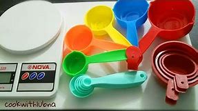 Measuring Cups And Spoons / How to Measure Ingredients