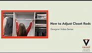 5-Steps to Adjust a Closet Rod