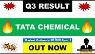 Tata Chemicals Q3 Results 2024 | Tata chemical result | tata chemicals stock latest news | tata chem