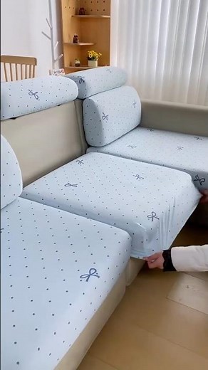 Easy Install Sofa Cover 2026 | Quick Living Room Makeover #shortsfeed