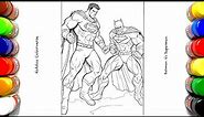 Batman v Superman Coloring | Batman v Superman: Dawn of Justice