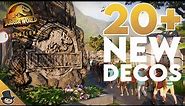 HUGE Jurassic Park Update! OVER 20 New Banners, Paths, LOGS And More! | Jurassic World Evolution 2