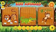 Puzzles for kids - Zoo animals