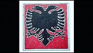 How to Draw National Flag of Albania | Albanian double-headed eagle flag
