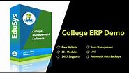 College ERP Demo - Higher Education Institute Management Software