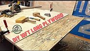 DIY 10ft Long Plywood - How to Make a GIANT Piece of Plywood