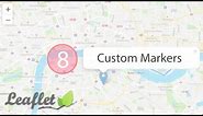 8. Leaflet Maps - Custom Markers Icons