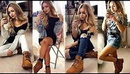 HOW TO STYLE TIMBERLAND BOOTS / OUTFIT IDEAS
