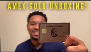 NEW METAL Amex Gold Card Unboxing!