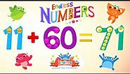 Endless Numbers 71 | Learn Number Seventy - one | Fun Learning for Kids