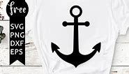 Anchor svg free, sea svg, silhouette cameo, instant download, ocean svg, shirt design, boar anchor svg, sailor svg, free vector files, dxf 0393