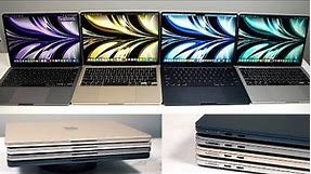 MacBook Air M3/M2 All Colors: Midnight, Starlight, Space Gray & Silver!