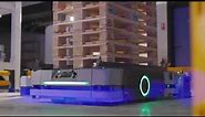 OMRON's HD-1500 autonomous mobile robot for pallet-size loads