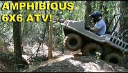 Amphibious 6x6 ATV! "Go Anywhere" Max II from Recreatives Industries