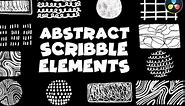 Brush Abstract Scribble Elements | DaVinci Resolve