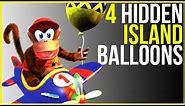 Diddy Kong Racing - Location of the 4 Hidden Island Balloons