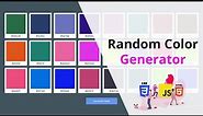 Create a Random Color Palette Generator in HTML CSS & JavaScript