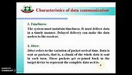 CND 1.1 Data communication,characteristics and components