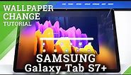 How to Set Wallpaper on SAMSUNG Galaxy Tab S7+ - Default Wallpapers
