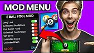 8 Ball Pool MOD iOS/Android ✔️ (Menu, Long Lines/MegaPower, Unlimited Money) Latest Version