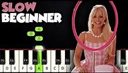 Barbie Girl - Aqua | SLOW BEGINNER PIANO TUTORIAL + SHEET MUSIC by Betacustic