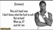 Xzibit - My Name ft. Eminem & Nate Dogg (Lyrics)