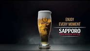Sapporo Premium Beer - 3-STEP POURING, THE EXCELLENCY OF SMOOTHNESS