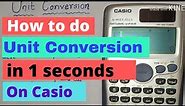 How to do unit conversion on Scientific Calculator