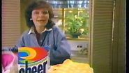 Cheer laundry detergent commercial 1983