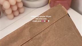 Unboxing iPhone 14 Pro Silicone Case in Chalk Pink | Pink iPhone Case | iPhone Accessories